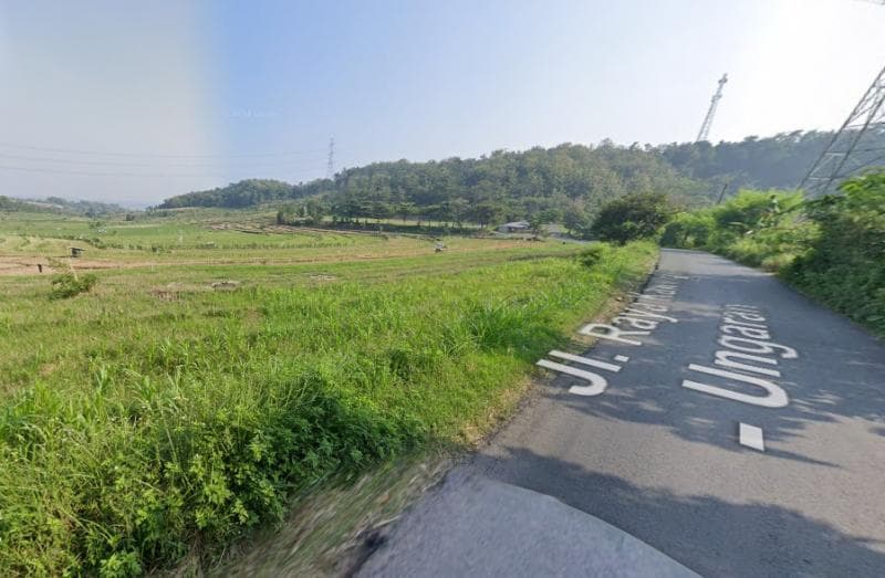 Desa Kawengen memiliki kontur naik turun. (Google Street View)