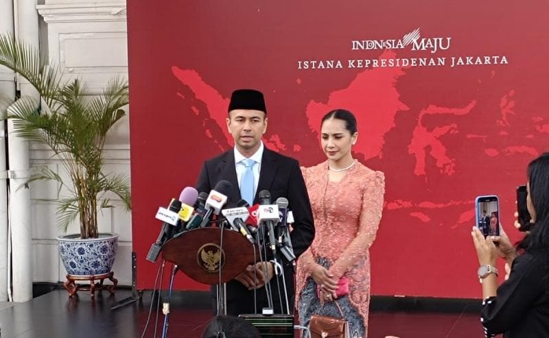 Raffi Ahmad diangkat sebagai Utusan Khusus Presiden Bidang Pembinaan Generasi Muda dan Pekerja Seni. (Okezone/Ayu Utami Anggraeni)