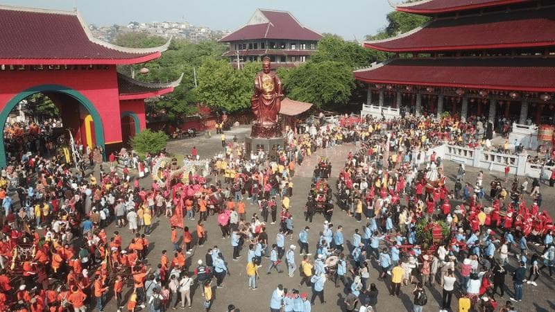 Arak-arakan Laksamana Cheng Ho. (Kemenparekraf)