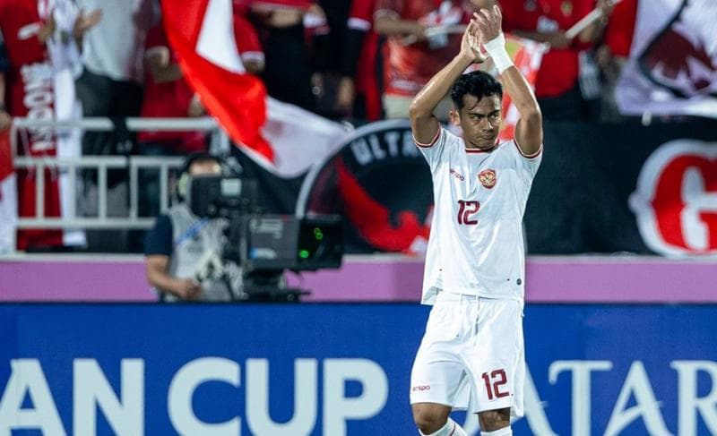 Kemampuan lemparan ke dalam Pratama Arhan masih jadi sorotan utama dalam perjalanan Timnas Indonesia di Piala Asia U-23 Indonesia. (Twitter/afcasiancup_jp)